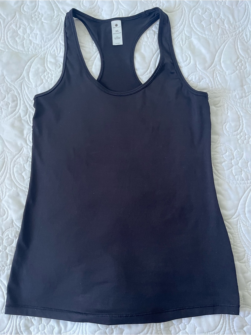 Yogalicious Black Racerback Tank Top Size XS